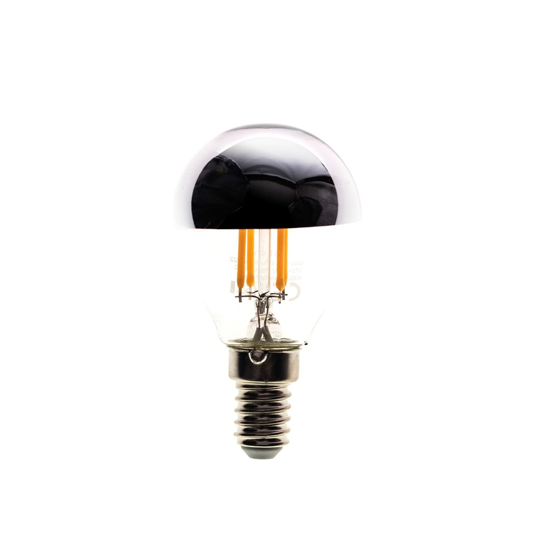 arwka Filamentowa LED 4W G45 E14 2700K TOP SILVER