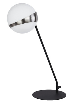 ELFA nowoczesna lampa biurkowa niklowana 1717