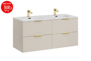 Zestaw mebli łazienkowych Adel Cashmere 120cm z umywalką meblową SKY – SET-ADC 120CM SKY