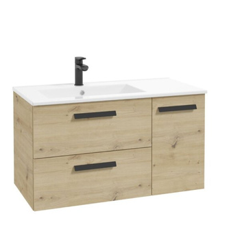 Szafka pod umywalkę Defra Faro D90 wisząca 90x45x50 cm dąb artisan 001-D-09003