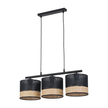 Lampa wisząca abażur Pagila New Black Listwa 4769 TK Lighting