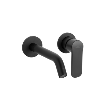 BATERIA UMYWALKOWA PODTYNKOWA SIROS CZARNY