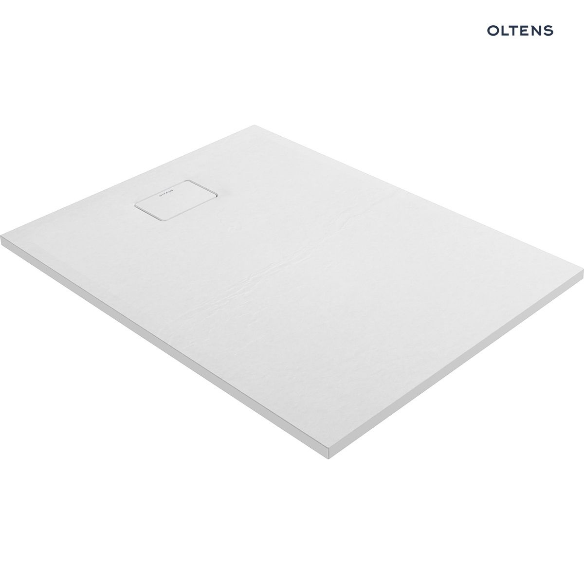 Oltens Bergytan brodzik 120x90 cm prostokątny RockSurface biały 15104000
