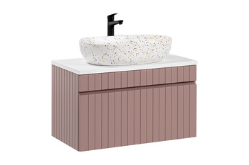 Zestaw mebli łazienkowych Iconic Rose 80cm z umywalką nablatową – SET -ICR B 80 CM LILI-MW21