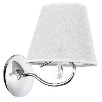 Kinkiet klasyczny chrom  Siena 1xE14