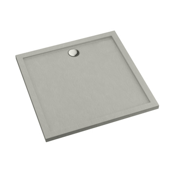 Brodzik akrylowy Sharper Cement Stone 90x90x4,5 cm, kwadratowy 3S.S2K-9090/CT/ST