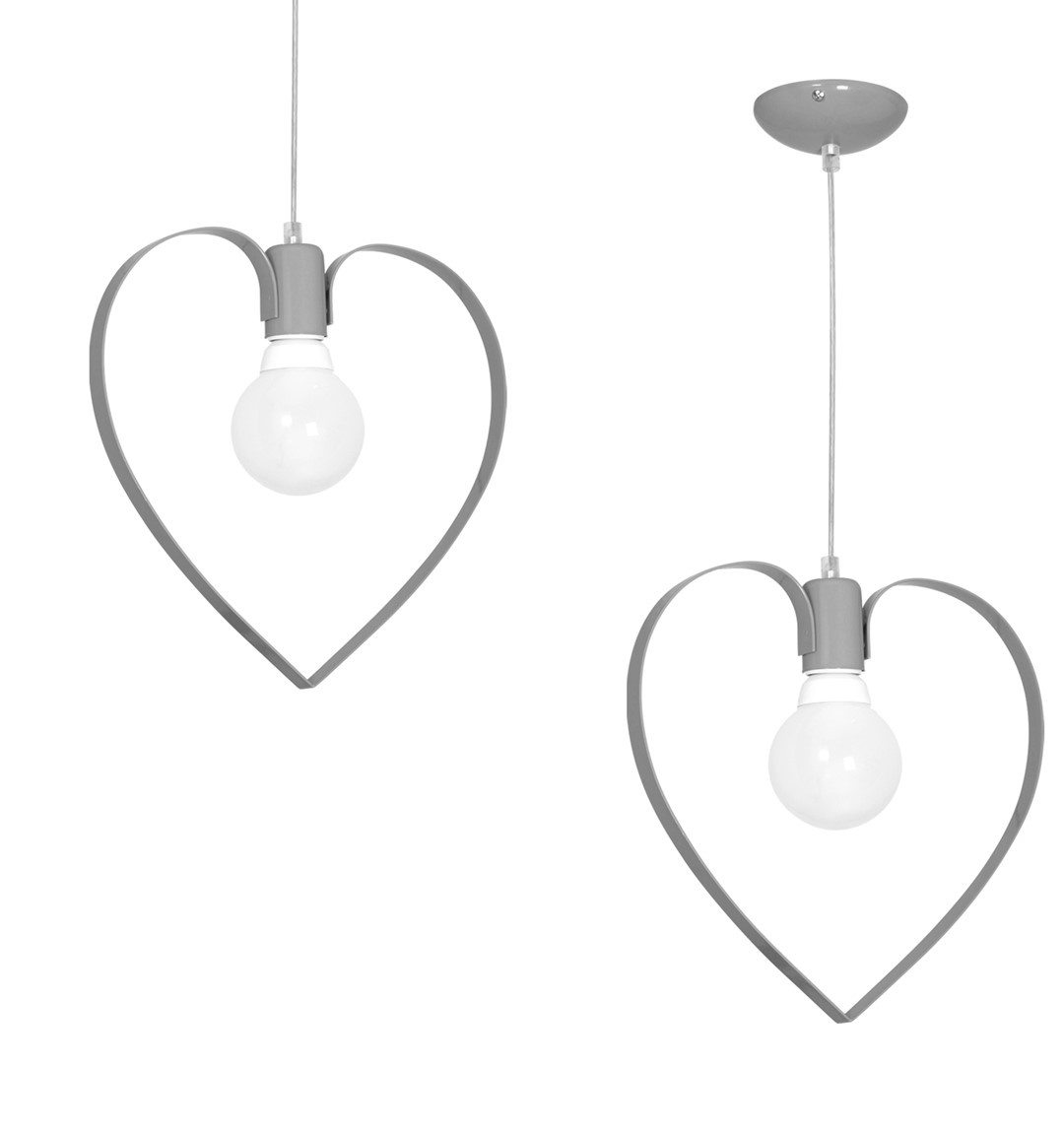 Lampa wiszca AMORE GREY 1xE27