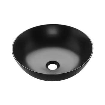 UMYWALKA NABLATOWA TINOS INVENA TREND, 39,5 CM, CZARNY PÓŁMAT