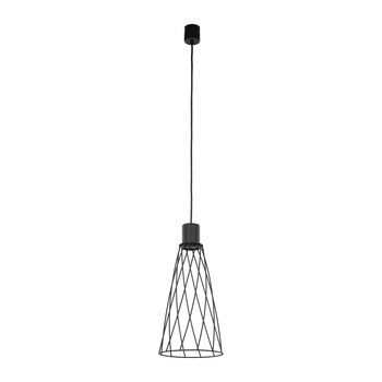 Lampa wisząca druciana pojedyncza Modesto Black 10161 TK Lighting