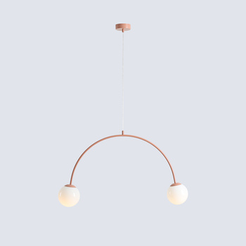 LAMPA WISZĄCA UNA 2 CORAL