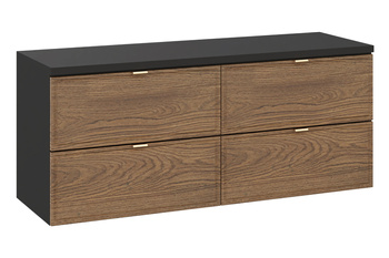 Zestaw mebli łazienkowych Talia Casella 120cm z blatem – SET-TC B BLACK 120CM