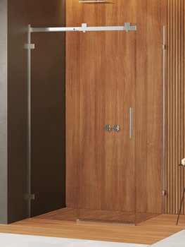 Kabina prysznicowa 140x90x200 Chrom 8 mm – SOFTI X EXK-5314 z powłoką Active Shield 2.0 | Połysk