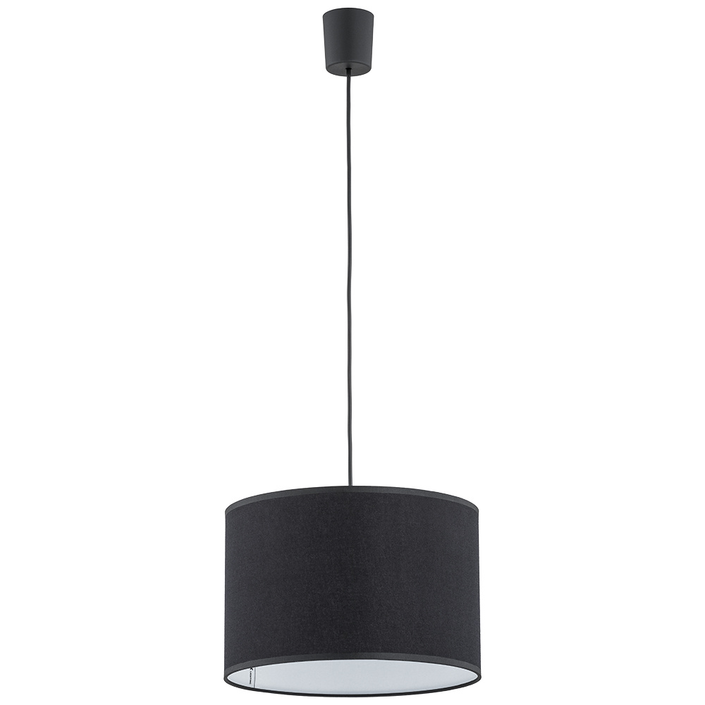 Lampa wiszca 30cm Rondo Black 1xE27