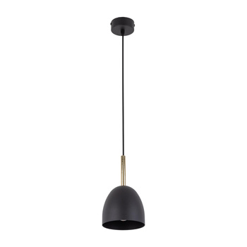 Pojedyncza lampa wisząca z kloszem NORD BLACK 4870