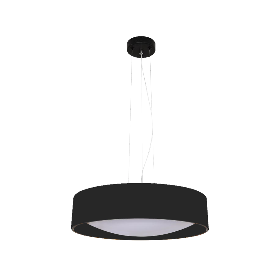 Lampa wisząca Hudson czarna LED 4000K