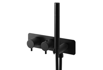 Bateria wannowa termostatyczna podtynkowa Axel Black QW265AB