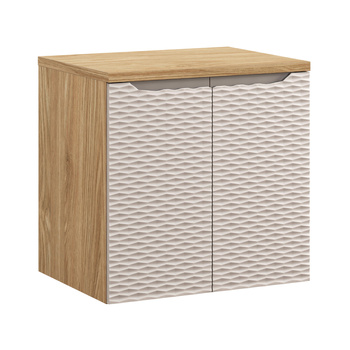 Zestaw mebli łazienkowych Ocean Beige 60cm z blatem – SET-OCB B 60CM D