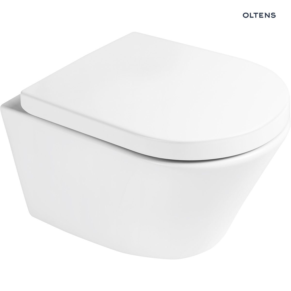 Oltens Jog miska WC wisząca PureRim biała 42001000