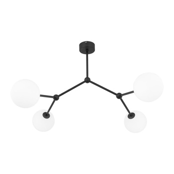 Lampa sufitowa białe kule FAIRY BLACK 4855