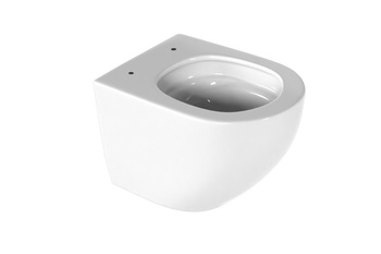 Luqa miska WC 48 cm wisząca biały połysk