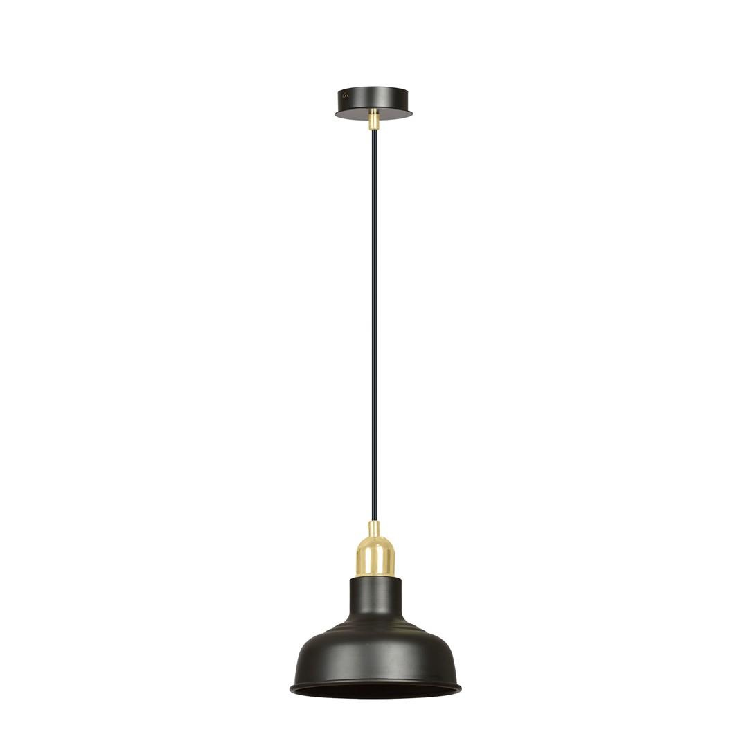 Skandynawska czarna lampa wiszca IBOR 1042/1