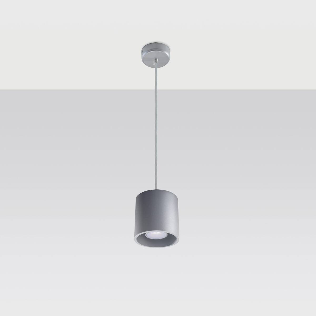 Lampa wiszca ORBIS 1 szary