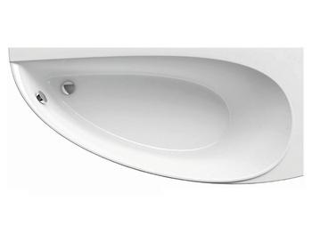 Akrylowa wanna asymetryczna Ravak Avocado 150x75 P snowwhite | CS01000000