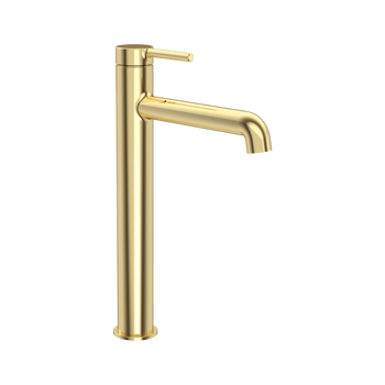 Delta PI bateria umywalkowa stojąca wysoka, złoty połysk