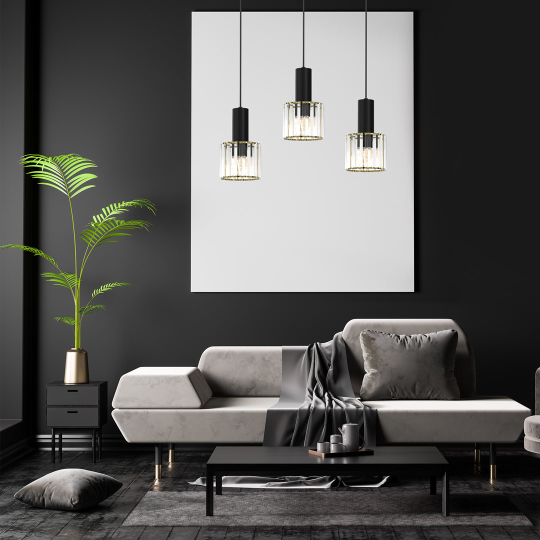 Lampa wisz�ca CRISTAL 3xE27