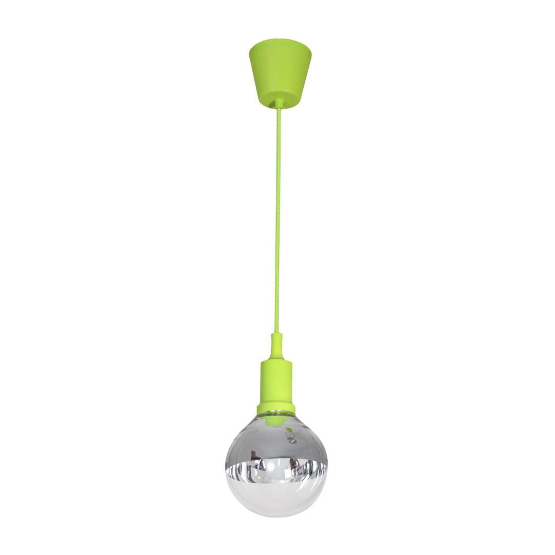 LAMPA WISZCA BUBBLE LIME 5W E14 LED