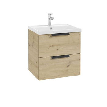 Szafka pod umywalkę Defra Faro D50 wisząca 47x30x50 cm Dąb 001-D-05031