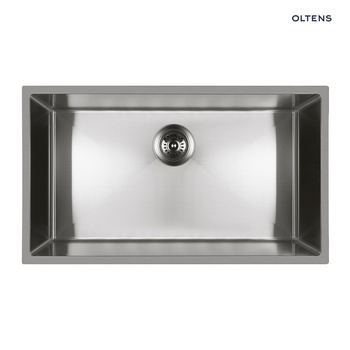 Oltens Stalvask zlewozmywak stalowy 1-komorowy 76x44 cm stal polerowana 71102100