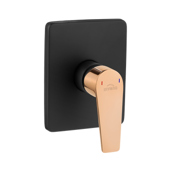 BATERIA PODTYNKOWA 1F MIDNIGHT, CZARNY / GOLD ROSE INVENA TREND