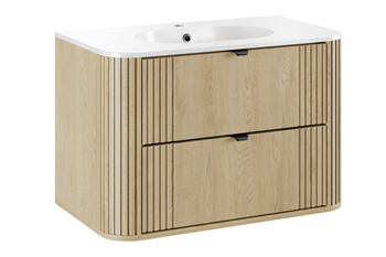 Zestaw mebli łazienkowych Ovalia Cremona 80cm z umywalką meblową Pure – set-ovc 80cm um pure