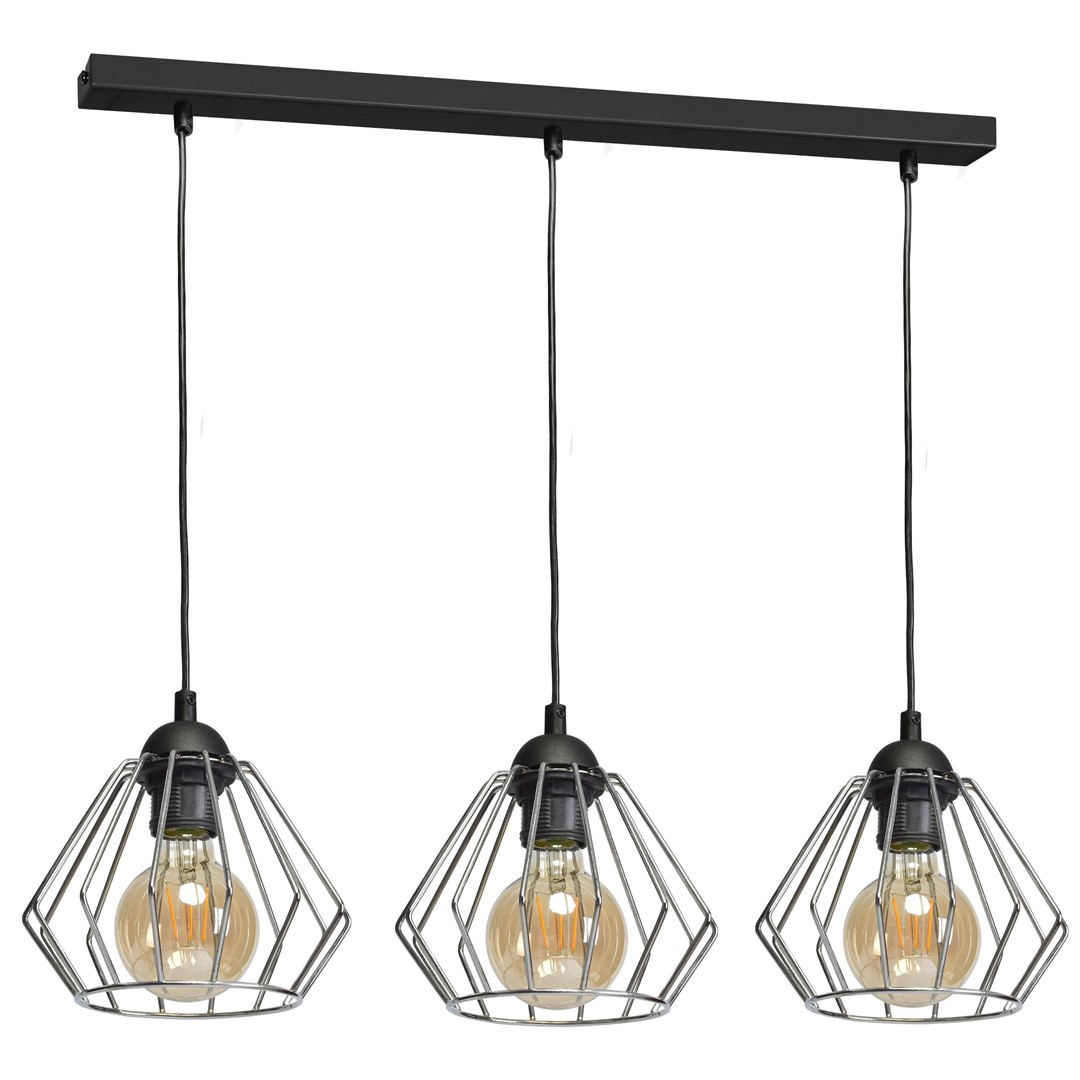 Lampa wiszca NORMAN BLACK 3xE27