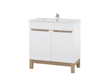 Zestaw mebli łazienkowych Bali White 80cm z umywalką – SET-BW LAVA 80CM