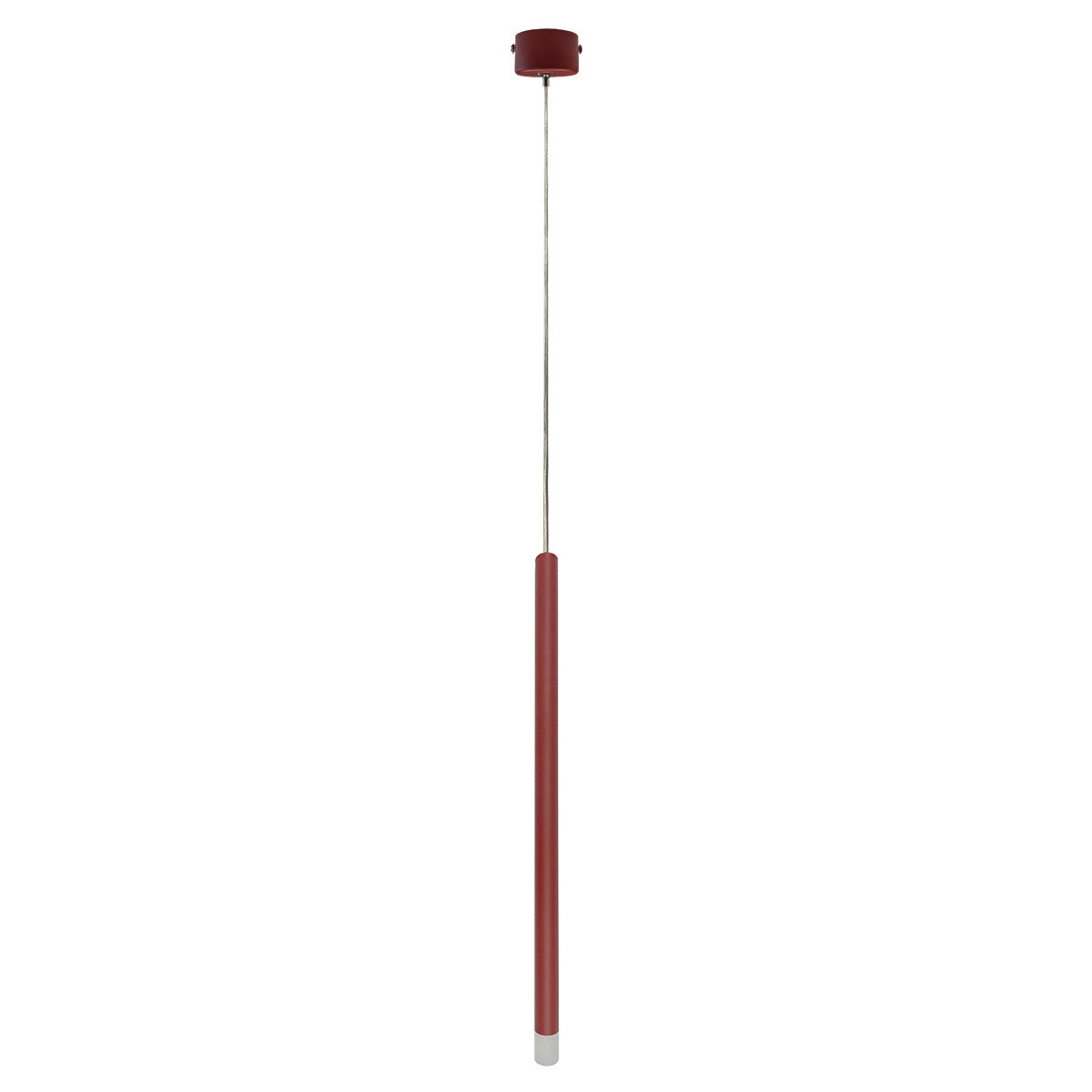 Lampa wisząca Lungo 1 czerwona 1xG9