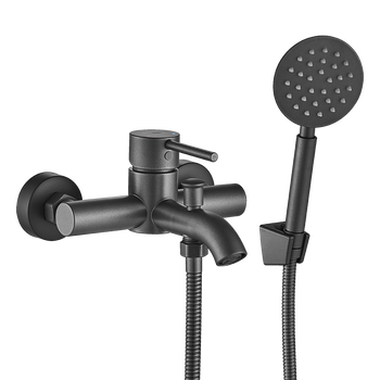 NOIA bateria wannowa ścienna z zestawem natryskowym