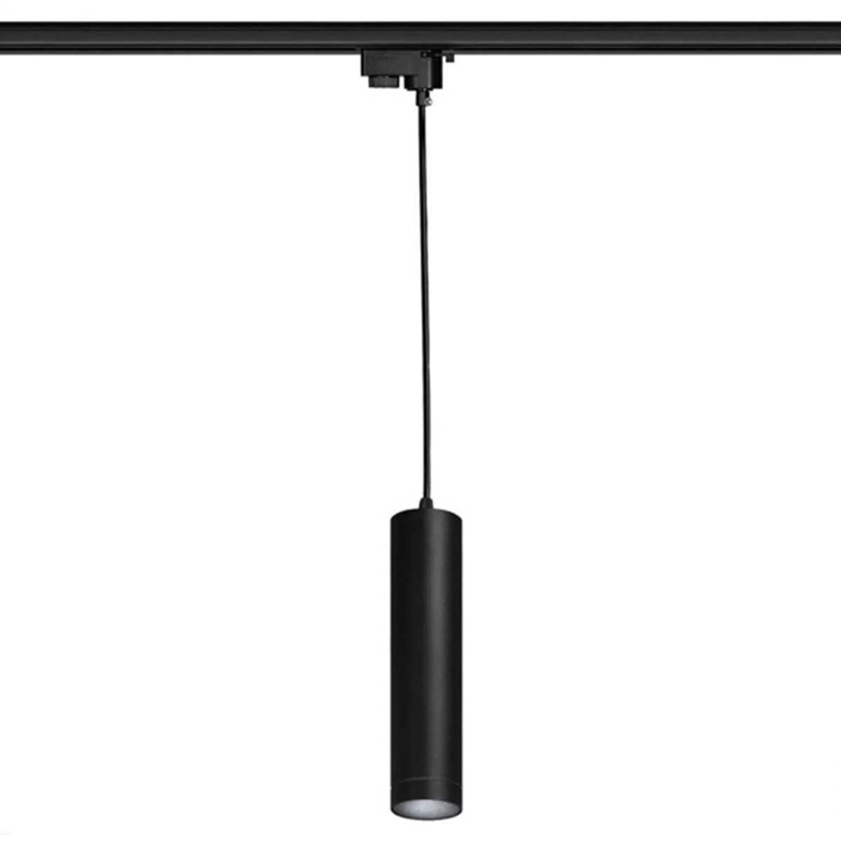 Lampa wisząca do szynoprzewodu Snow 3F czarna 1xGU10