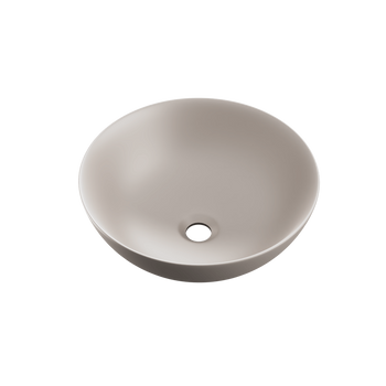 Luqa umywalka nablatowa 40 cm okrągła, cappucino mat