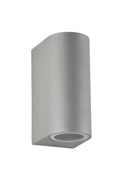 Nowoczesny kinkiet zewnętrzny dwustronny GU10 aluminium MINI 6002 Su-Ma