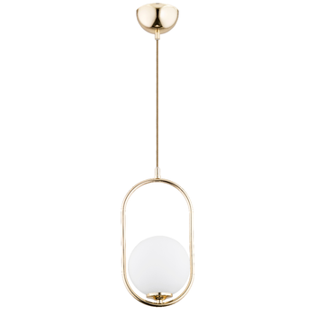 Elegancka lampa z kloszem NOVAL M 60698 ZŁOTA