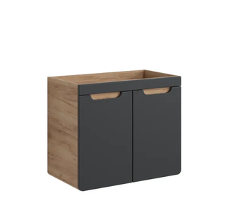 Szafka pod umywalkę Comad Dąb Craft, Szary Kosmos 70 cm – ARUBA COSMOS 8204