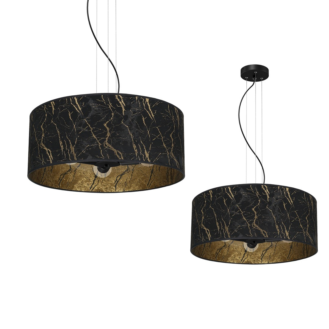 Lampa wiszca SENSO Black/Gold 3xE27