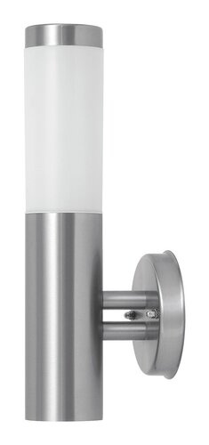 8262 Inox torch Zewnętrzna lampa ścienna IP44 chrom satyna E27 1x MAX 25