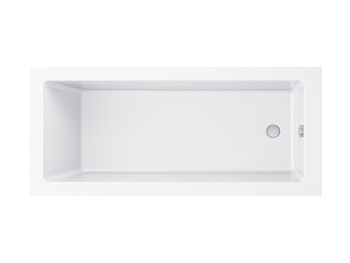 Akrylowa wanna Ravak Solar 170x75 biała + stelaż 75 | XC00100101