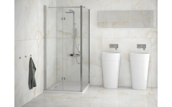 Besco Kabina prysznicowa  100x80 Exo-H Chrom 100x80 cm (EH-100-PB80)