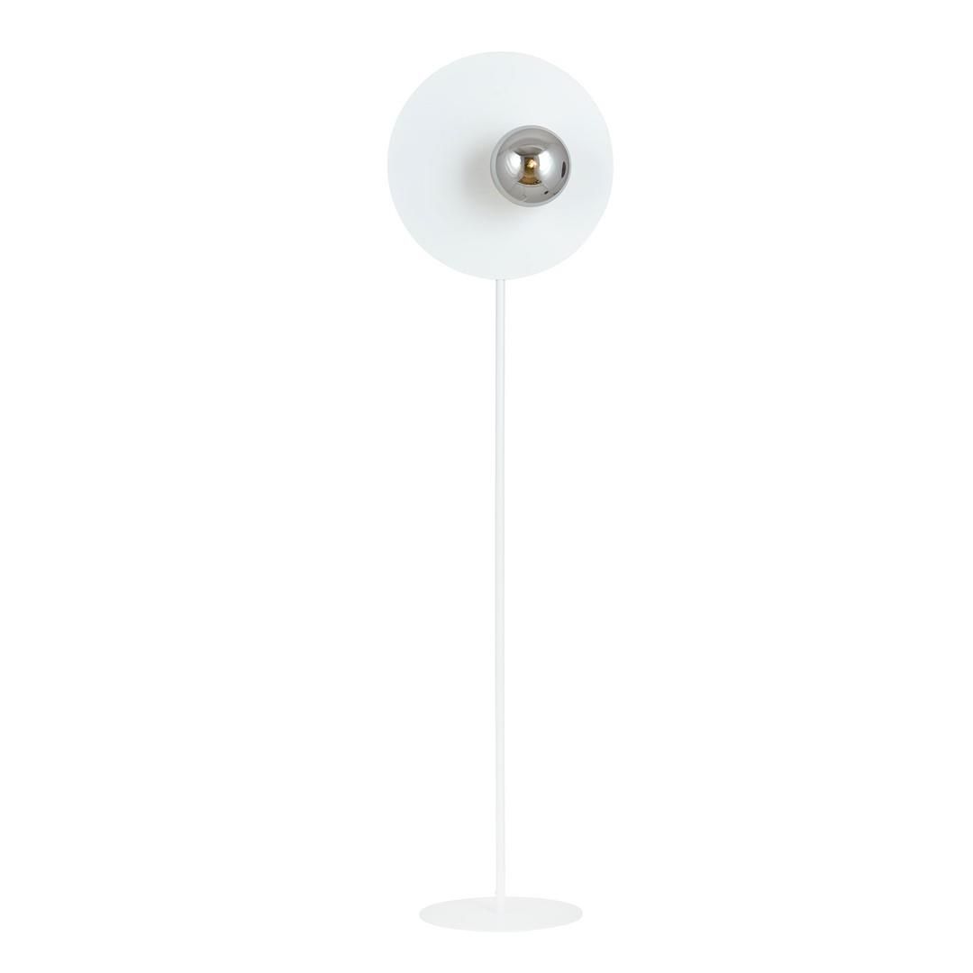 Biaa elegancka lampa podogowa E14, klosz grafit OSLO 1188/LP