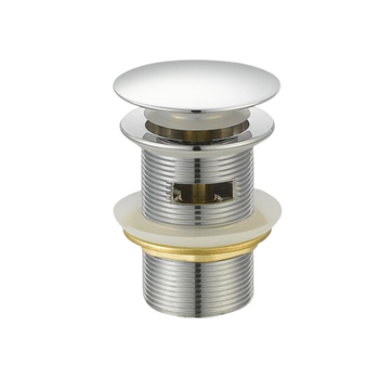 KOREK DO WANNY WOLNOSTOJĄCEJ + PRZELEW, KOLOR CHROM