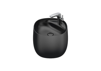 BEYOND Umywalka ścienna 470x460x160MM FINECERAMIC ® ONIX